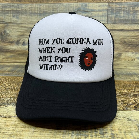Lauryn Hill How You Gonna Win When You Ain't Right Within Unisex Trucker Hat - Picture 2 of 8